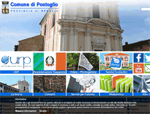 Tablet Screenshot of comune.pontoglio.bs.it